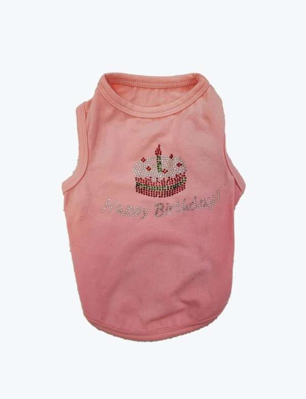 Happy Birthday Pink Tank