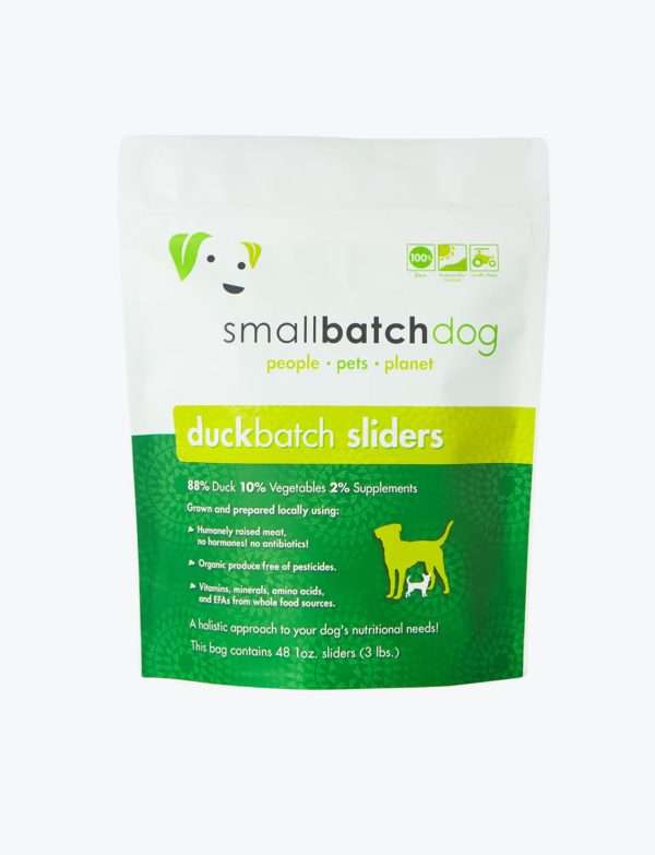 Frozen Raw Dog Food - Duck Sliders- SB
