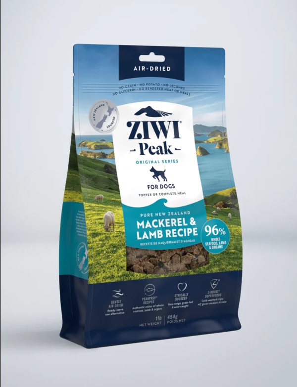 Ziwi Peak Air-Dried Mackerel & Lamb Dog Recipe