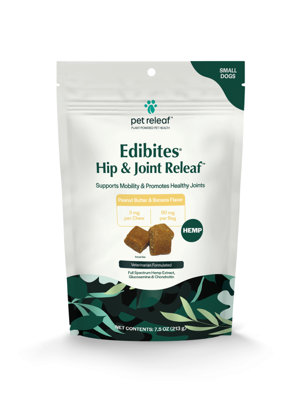 Pet Releaf Hip & Joint Releaf - PB Banana Edibites Chews
