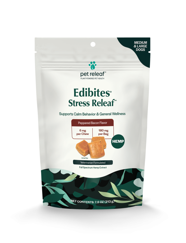 Pet Releaf Stress Releaf PB & Carob Edibites Chews