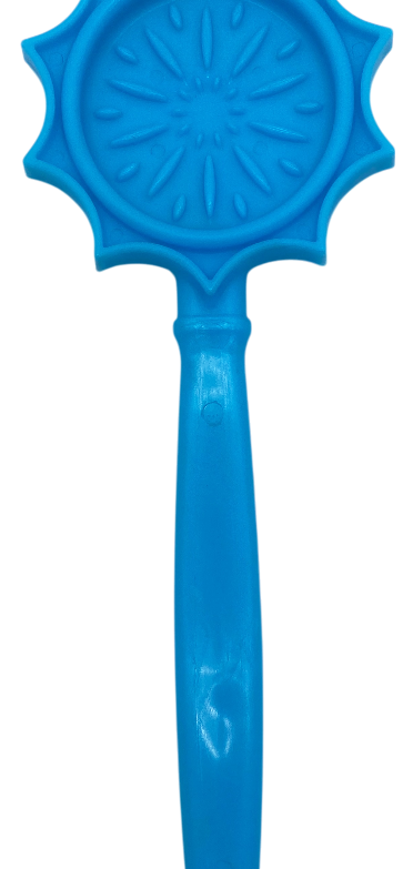 SodaPup Dog Toys - Lick Stick Hand-Held Interactive Enrichment Toys: Flower Lick Stick - Light Blue, Pink, Yellow