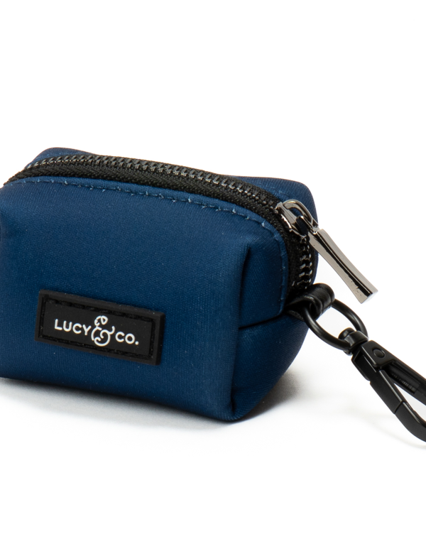 Navy Poop Bag Holder