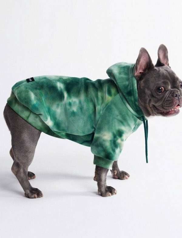 Spark Paws - Velvet Dog Hoodie - Emerald Green: 2XL