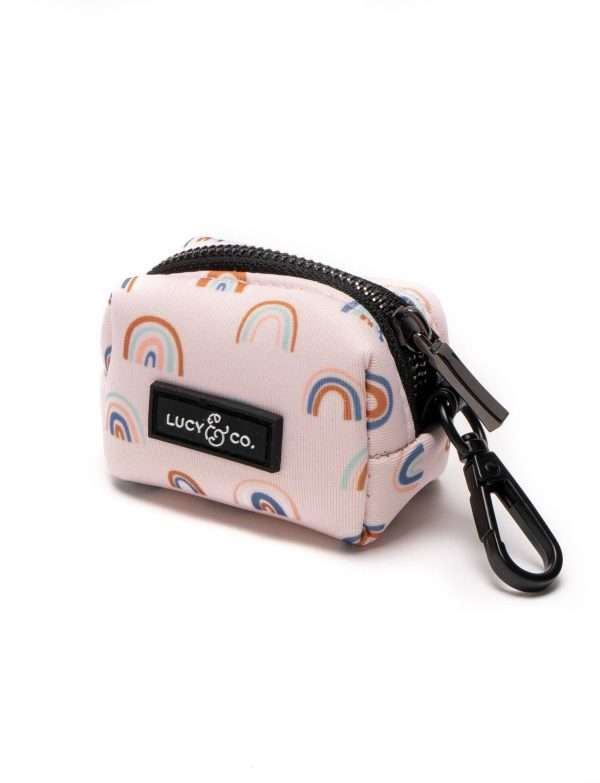 Rainbow Poo Bag- "In The In the Clouds" Poop Bag Holder
