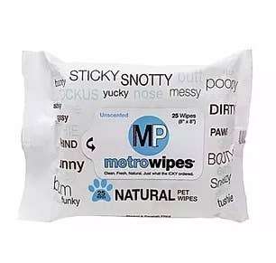 Metro Paws Travel size 25ct Grooming Wipes