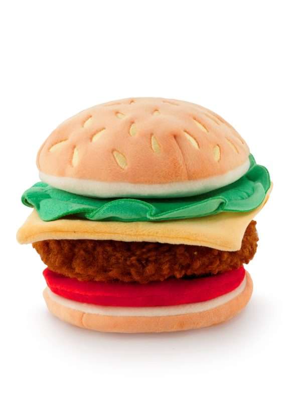 The Foggy Dog - Cheeseburger Interactive Snuffle Dog Toy